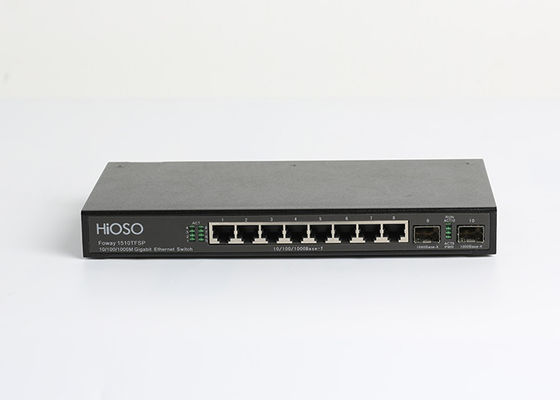 16K MAC Learning 8 1000M TP 2 1000M SFP Port SFP Fiber Switch 10 Port