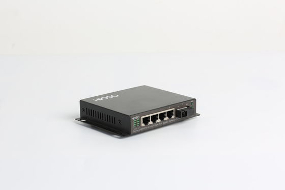 Sakelar Gigabit Port DC48V 1550nm 5 Hitam Dengan Manajemen Web