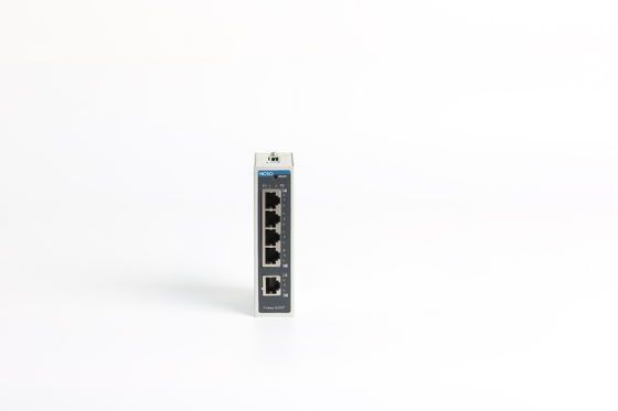 IP30 Metal Case 5 Port 10/100M Panel Mount Ethernet Switch 3W