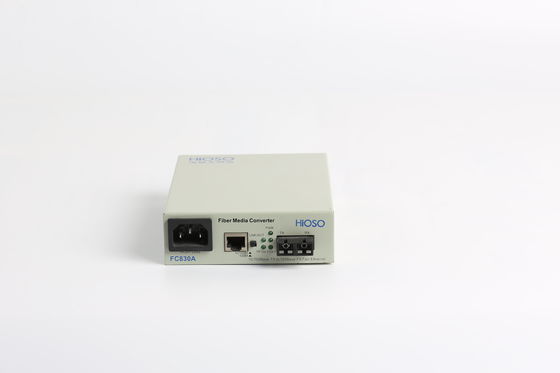HiOSO 850nm Konverter Optik Ke Ethernet, Konverter Media Optik 2W