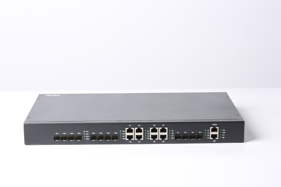 HiOSO 8EPON 10G Uplink HA7308CX EPON OLT FTTX Solution 20KM OLT EPON Kompatibel Dengan Onus
