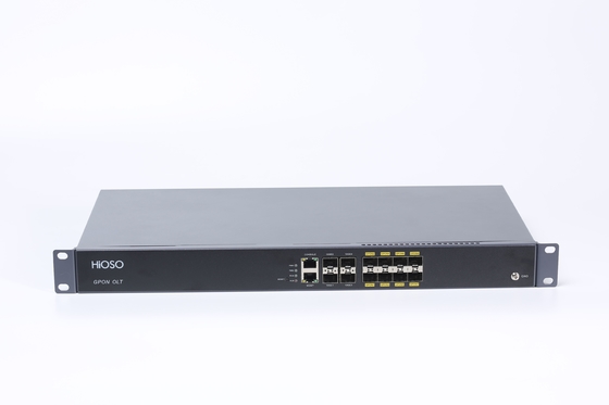 HA7308G-J 8PON GPON OLT Dukungan WEB SNMP CLI 4 GE/10GE SFP/SFP+(10GE) port uplink optik