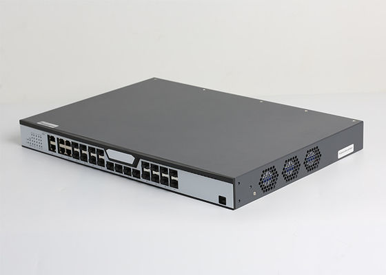 HiOSO Dual Power Supply 1U Rack OLT Fiber Optic Access 128 Terminal