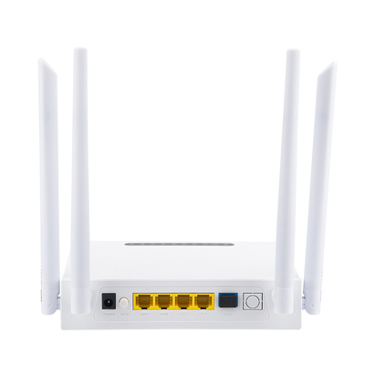 HiOSO Dual Band ONU 4GE WIFI Casing Plastik XPON ONU Untuk Solusi FTTH FTTO