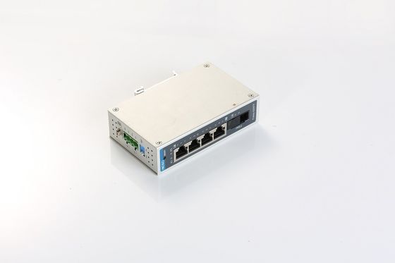 HiOSO 1310nm Industrial Ethernet Switch Din Rail Mount 5 Port